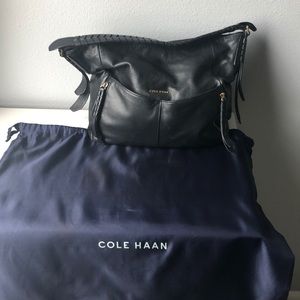 Cole Haan genuine leather hobo bag